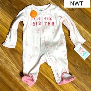 Carters JOY Little Sister Sleeper NWT